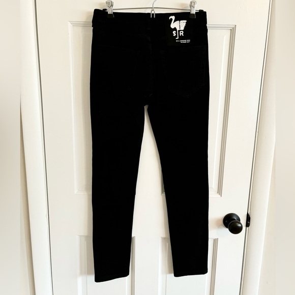 Free People SR vs. SANDRINE ROSE black skinny jeans high rise size 26 new - Picture 5 of 6